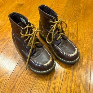 Gymboree Brown Leather Kids Boots size 12